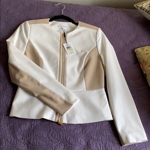 Calvin Klein Latte professional suit top size 4